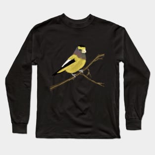 Evening Grosbeak Long Sleeve T-Shirt